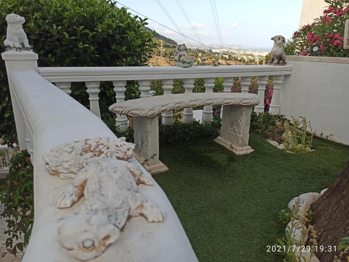 Villa Med Panoramautsikt Med Privat Pool I Calpe, Costa Blanca, Spanien מראה חיצוני תמונה