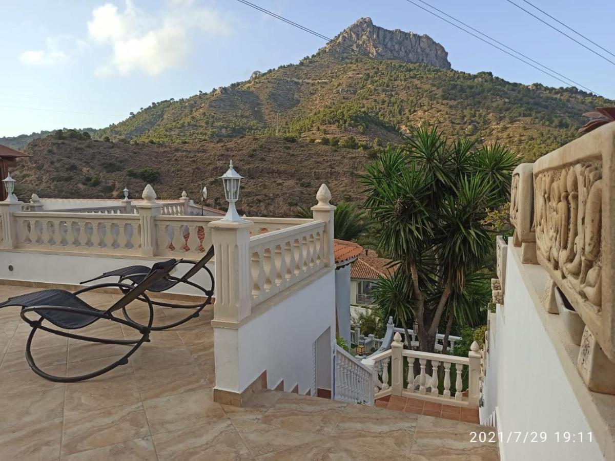 Villa Med Panoramautsikt Med Privat Pool I Calpe, Costa Blanca, Spanien מראה חיצוני תמונה